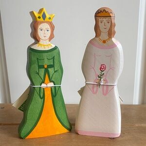 Holztiger Queen and Princess Wooden Toy | 2 Pieces